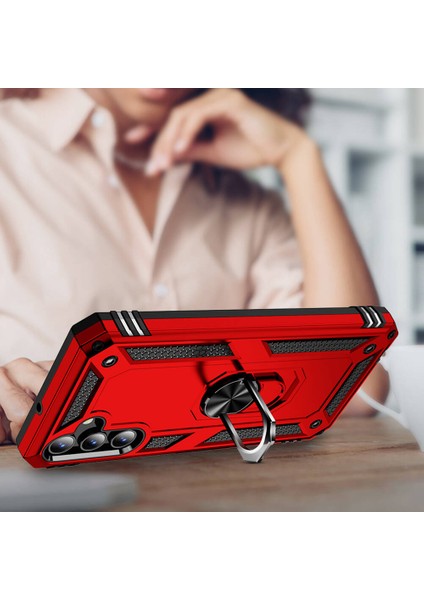 Samsung Galaxy A25 5g Kılıf Sofya Yüzüklü Standlı Zırhlı Korumalı Silikon Kılıf modelleri