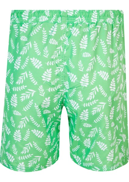 Erkek Deniz Havuz Şortu Desenli Ford S253 Yeşil fiyatları