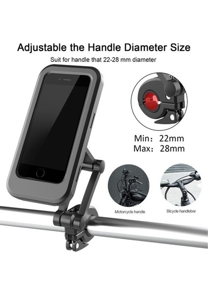 Bisiklet Motorsiklet Atv Motosiklet Telefon Tutucu Tutacağı Su Geçirmez JX-021 modelleri