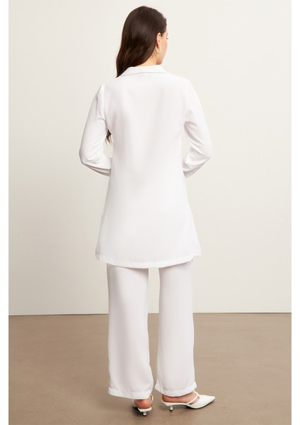 Liora Ceket Pantolon Takım - Beyaz indirimleri