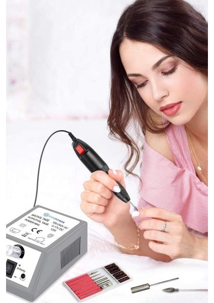 Elektrikli Protez Tırnak Freze Makinesi Manikür Pedikür Tırnak Törpü Cihazı Pembe fiyatları