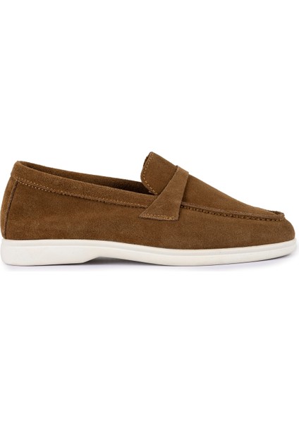 Süet Dokulu Loafer