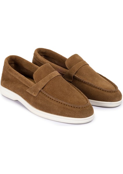 Süet Dokulu Loafer