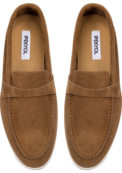 Süet Dokulu Loafer