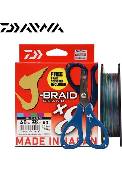 Jbraid 8b 300 M Multicolor Ip Misina (Makas Hediyeli) - 0,28