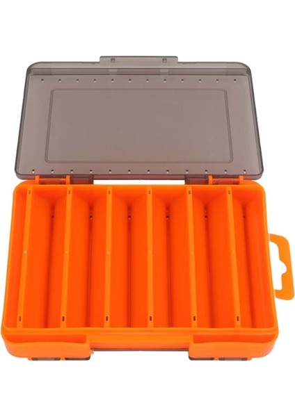 7218 Sahte Balık Kutusu 10 Gözlü 20X15X4.5CM - Orange