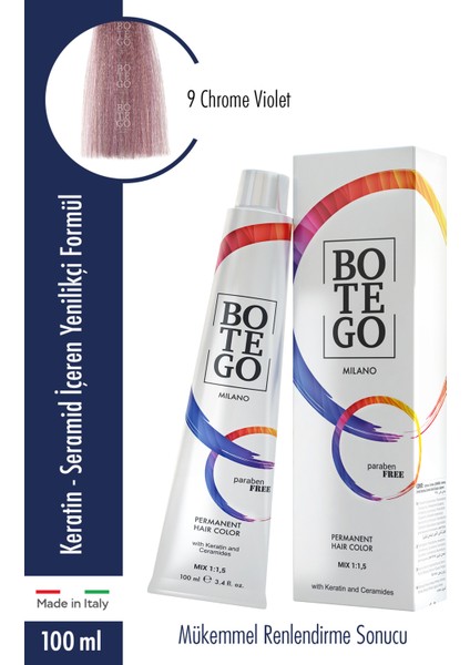 Profesyonel Krem Boya Chrome Violet 100 Ml