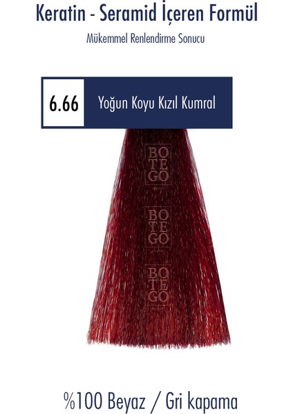 Profesyonel Krem Boya 6.66 Yoğun Koyu Kızıl Kumral 100 Ml fiyatları