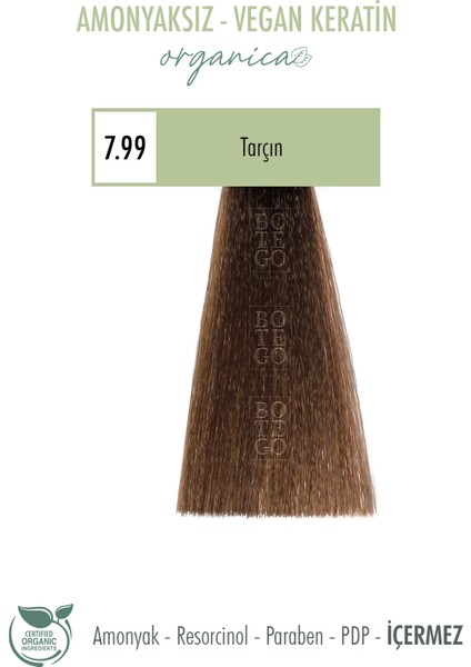 Organica Krem Boya 7.99 Tarçın 100 Ml fiyatları