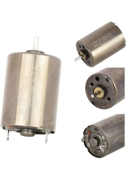 2 Adet Elektrik Üreten Mini Dc Dinamo Motoru - 3V - 12V Iş Eğitimi Elektrik Motoru fırsatları