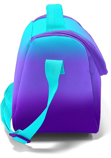 Kids Turkuaz Mor Renk Geçiş Thermo Beslenme Çantası 11763