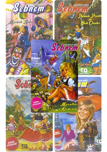 Şebnem Ile Kostümler Serisi 5 Kitap Set Tandem Yayınları