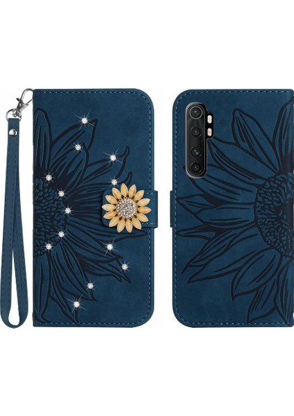 Xiaomi Not 10 Lite Telefon Kılıfı Için Flip Cüzdan Kredi Kartı Tpu Kabuk (Yurt Dışından)