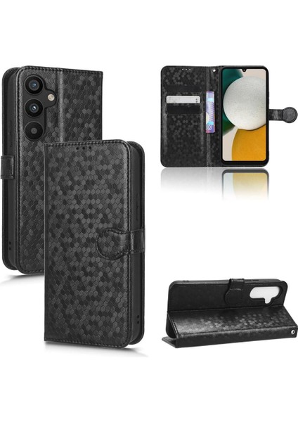 Samsung Galaxy A34 5g Için Geometrik Desen Manyetik Toka Deri (Yurt Dışından)