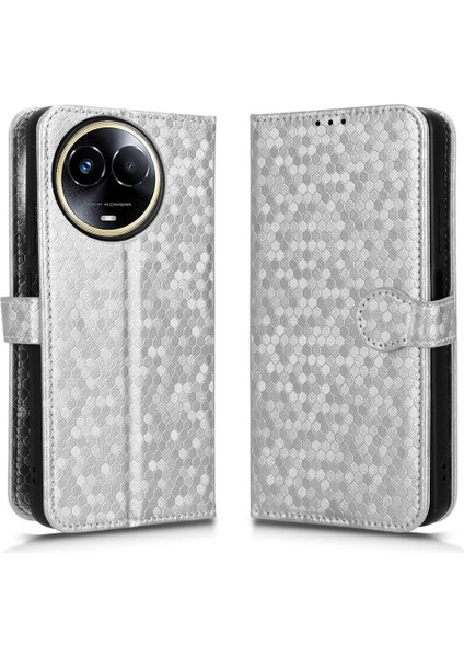 Realme 11 5g Için Geometrik Desen Manyetik Toka Deri Cüzdan (Yurt Dışından) indirimleri