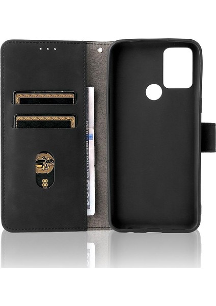 Htc Desire 20 Için Kılıf Artı Deri Folio Flip Case ile Tam Koruma (Yurt Dışından)