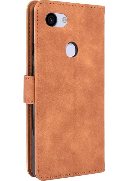 Google Piksel 3A Xl Deri Folio Flip Case Tam Koruma Için Kılıf (Yurt Dışından)