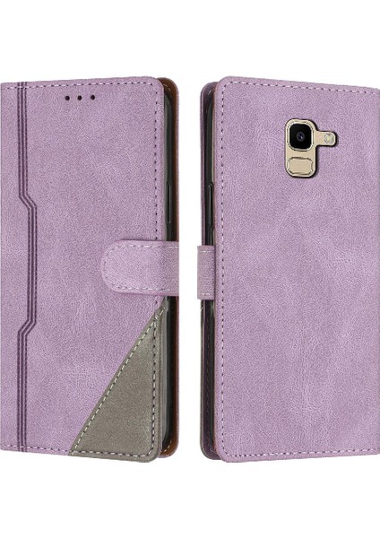 Samsung Galaxy A8 2018/A5 2018 Pu Deri Handy Standı Kartı (Yurt Dışından)