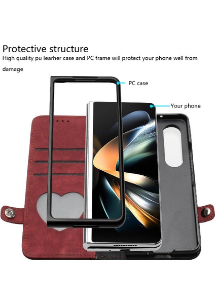 Samsung Galaxy Z Fold 4 Telefon Kılıfı Için Kılıf (Yurt Dışından)