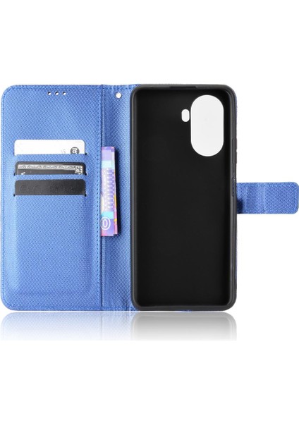 BDT Boutique Huawei Nova Y70/Y70 Artı Kapak Manyetik Cüzdan Kickstand Kart (Yurt Dışından)