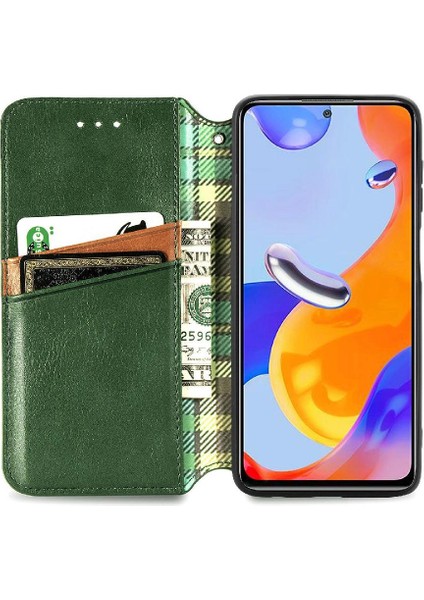 Xıaomı Redmi Not 11 Için Kılıf Pro Cüzdan Fonksiyonu Deri Kılıf Kapak Çevirin (Yurt Dışından) modelleri