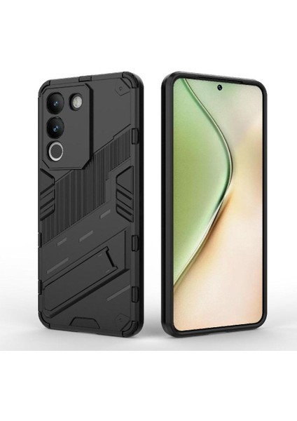 Vıvo Y200 5g Koruyucu Kapak Için Kılıf Sağlam Askeri Kickstand (Yurt Dışından)