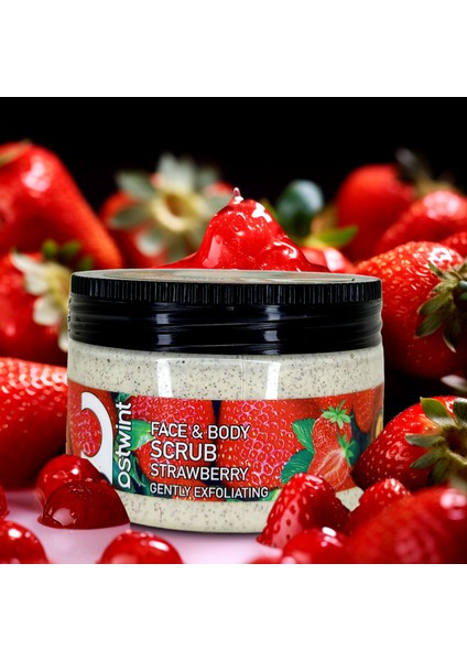 Yüz ve Vücut Scrub Jel Çilek 300ML