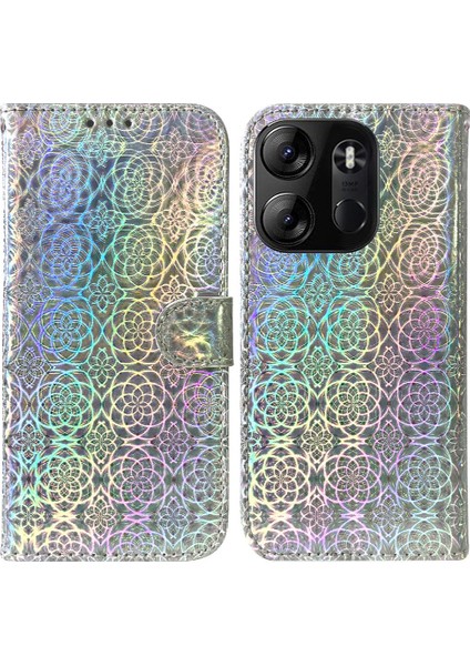 Tecno Spark Go 2023 Kasa Kartı Yuvası Premium Pu Deri ile Uyumlu (Yurt Dışından)