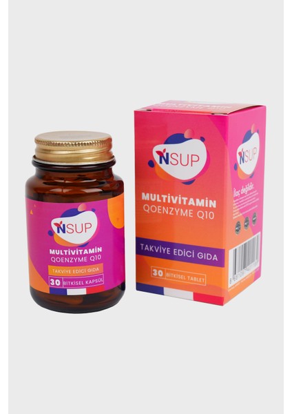 Multivitamin & Coenzyme Q10 25 mg 30 Kapsül