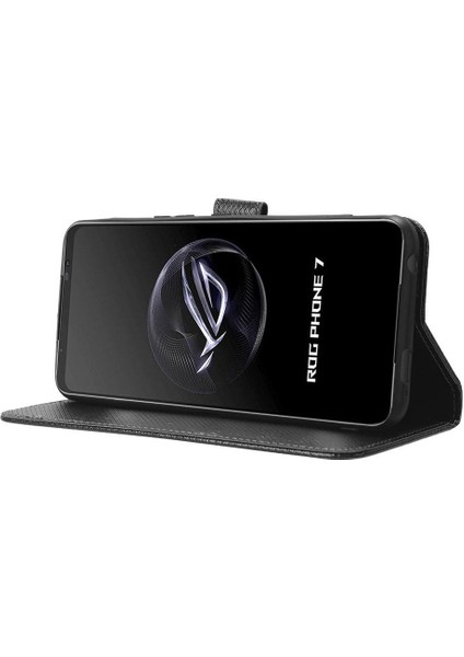 Asus Rog Telefon 7 Kickstand Manyetik Cüzdan Kapak Kart Tutucu Için Kılıf (Yurt Dışından)