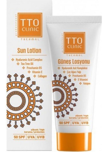 Clinic Thermal Güneş Losyonu 50 Spf 100 ml