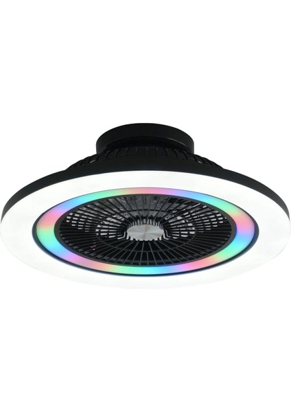 Dlc Ovest Rgb LED Tavan Vantilatörü Kumandalı 58 cm