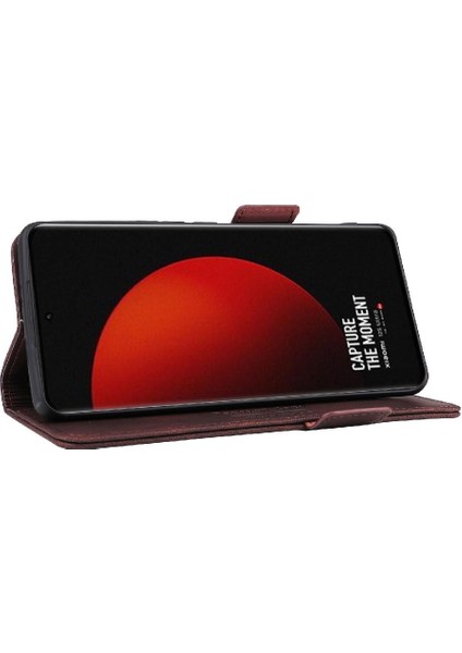 Xiaomi 12 Için Kılıf Ultra Deri Folio Flip Case Koruyucu Kapak Kartı (Yurt Dışından) modelleri