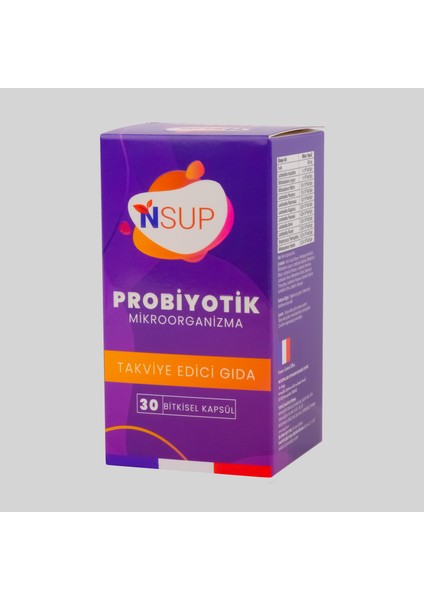 Probiyotik Mikroorganizma 30 Kapsül