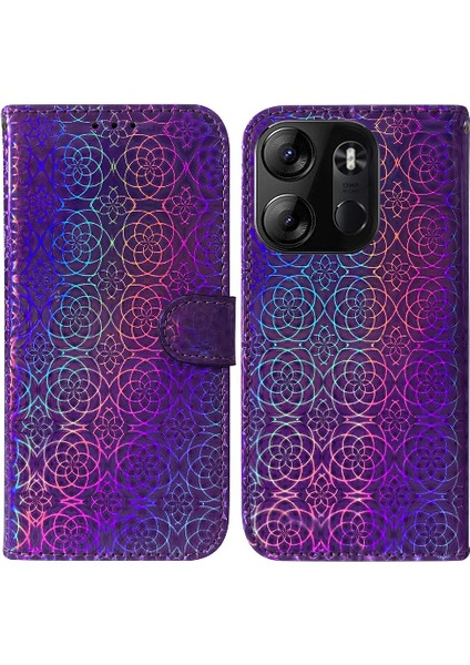 Tecno Spark Go 2023 Kasa Kartı Yuvası Premium Pu Deri ile Uyumlu (Yurt Dışından)