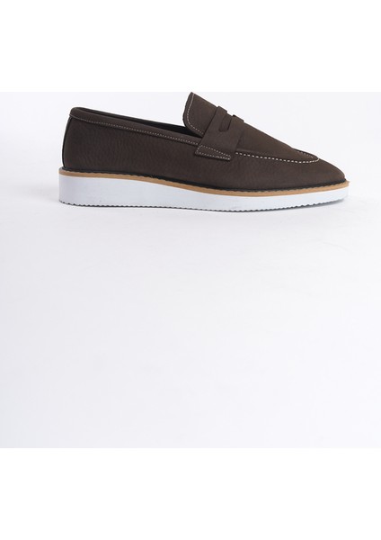 Erkek Nubuk Loafer Kahverengi -MBEYY2001-KH modelleri