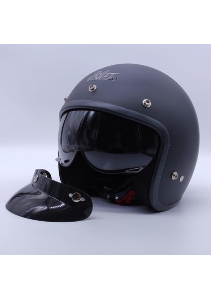 NİKKON-313  Yarım Chopper Kask