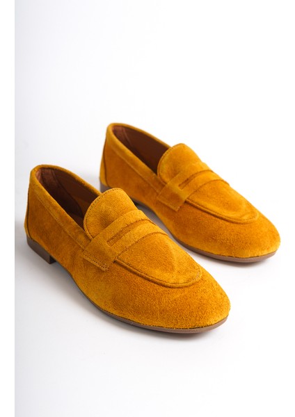 Kadın Süet Loafer & Babet Hardal -MCMNG2103-HRD fiyatları