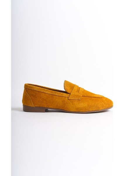 Kadın Süet Loafer & Babet Hardal -MCMNG2103-HRD fırsatları