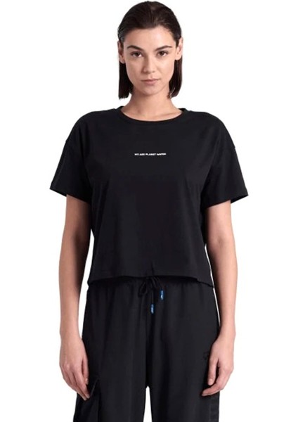 Crop Tee Printed Kadın Günlük Stil T-Shirt 007391500