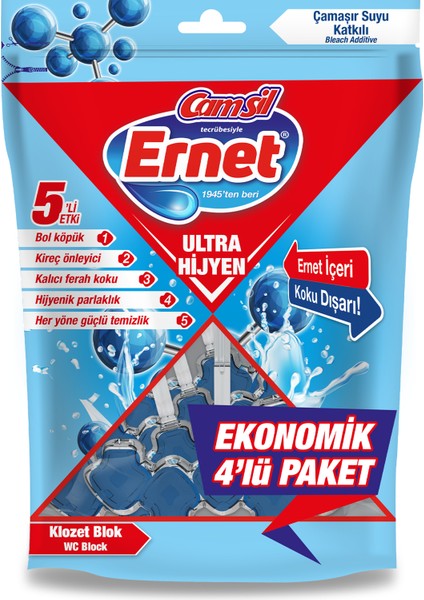 Ultra H.çamaşır Suyu Katkılı 4X50G