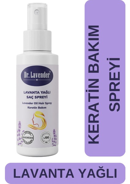 Dr. Lavender Doğal Lavanta Yağlı Keratin Bakım Spreyi