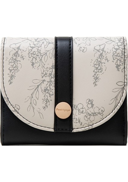 Baskılı Tokalı Kısa Kadın Cüzdanı (Yurt Dışından)