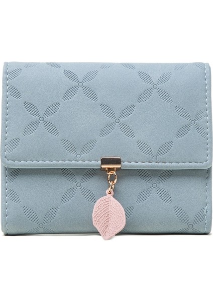 Pu Yumuşak Yüzey Baskılı Yaprak Kolye Cüzdan (Yurt Dışından)