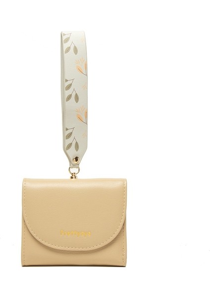 Küçük Taze Düz Renk Taşınabilir Tokalı Cüzdan (Yurt Dışından)