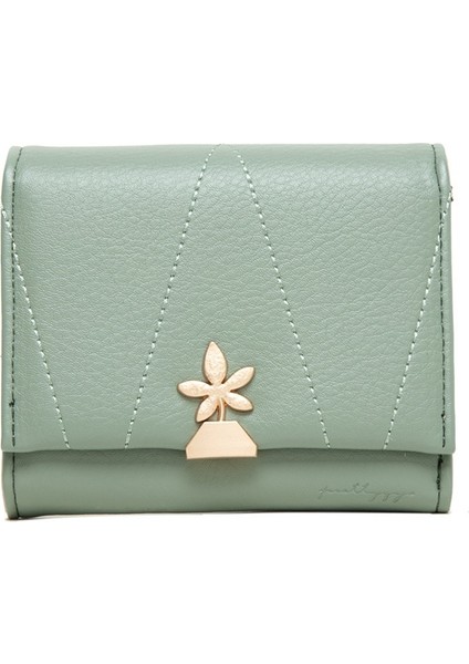 Küçük Taze Beş Yıldızlı Tokalı Cüzdan (Yurt Dışından)