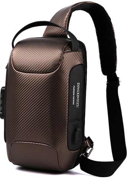 Erkek Anti-Hırsızlık Crossbody Çanta Erkek Çantası Büyük Kapasiteli Spor Crossbody Çanta Oxford Kumaş Omuz Çantası Erkek Çantası (Yurt Dışından)