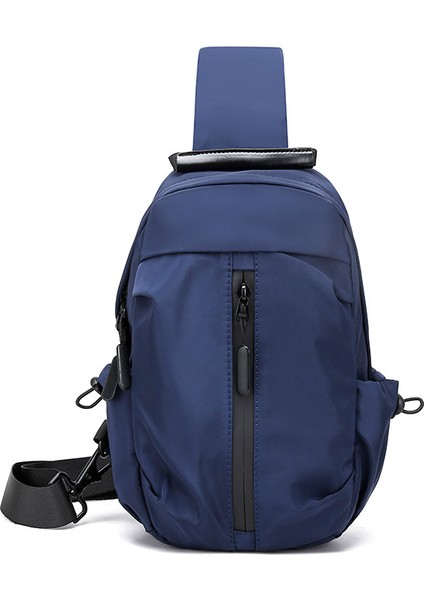 Göğüs Çantası, Açık Hava Rahat Omuz Çantası, Iş Banliyö Cep Telefonu Çantası, Erkekler Için Düz Renk Hafif Crossbody Çanta (Yurt Dışından)