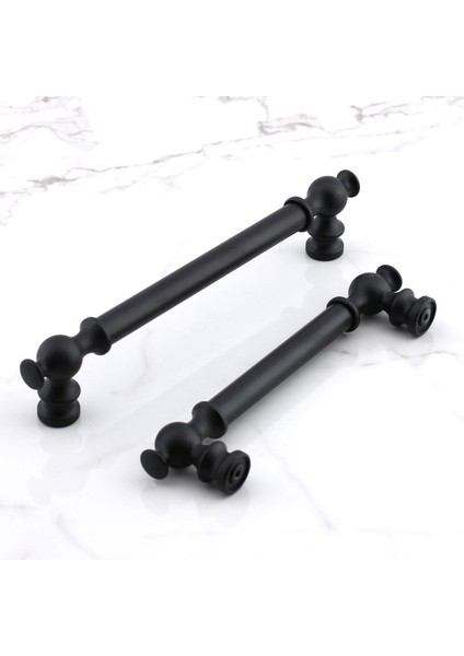 Arya 128 mm Siyah Metal Kulp Mobilya Mutfak Çekmece Dolap Dolabı Kapak Kulbu Kulpları Kulpu 128 mm