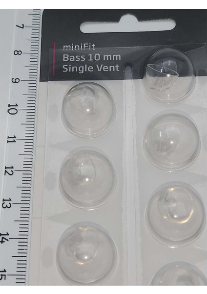 Oticon Minifit Bass 10 mm Single Vent Dome, Işitme Cihazı 1 Delikli Dom/kubbe (1 Paket=10 Adet) fırsatları